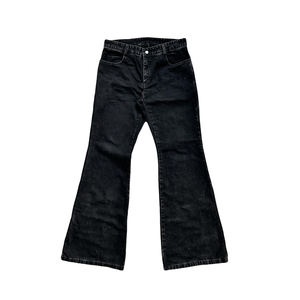 FLARED BLACK JEANS