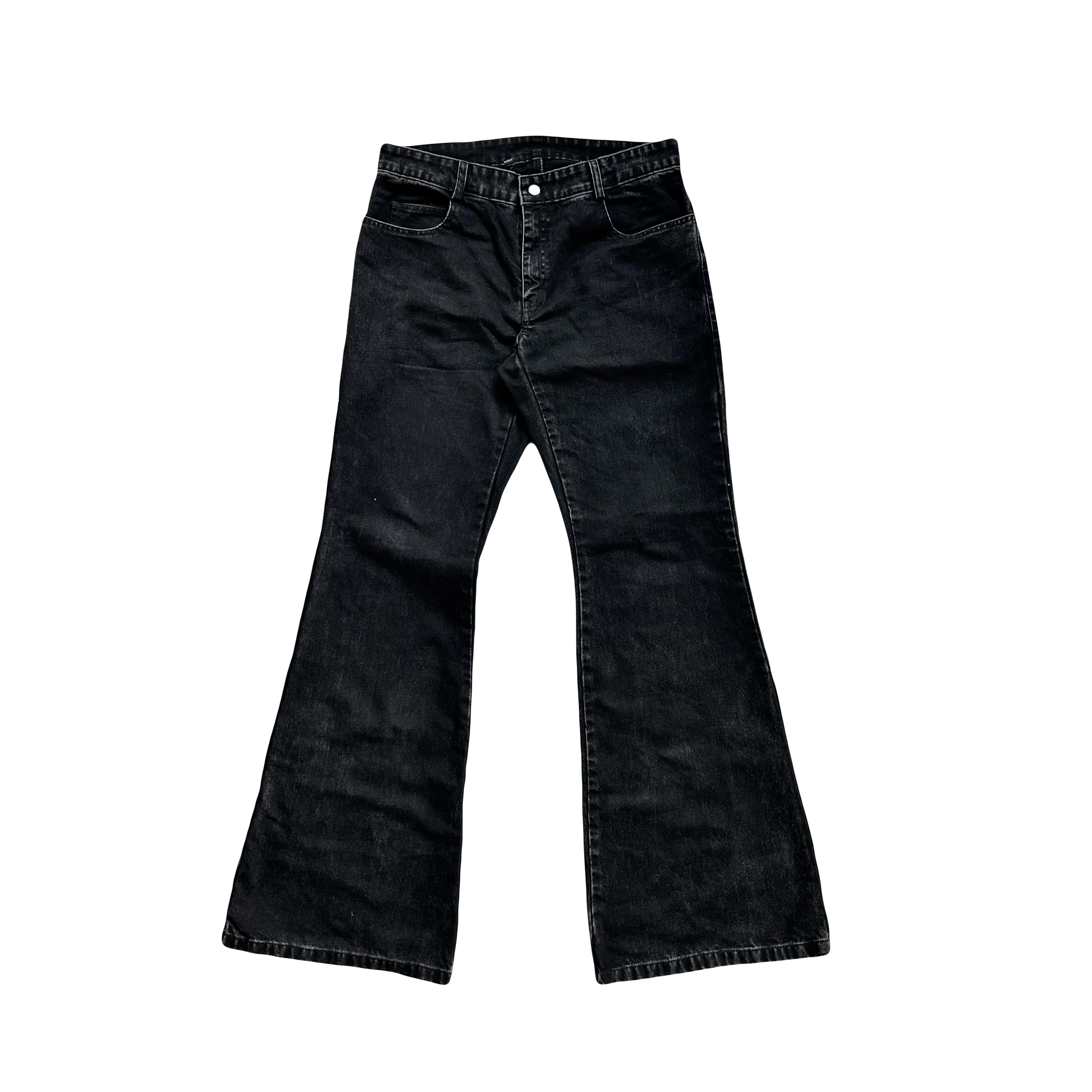FLARED BLACK JEANS