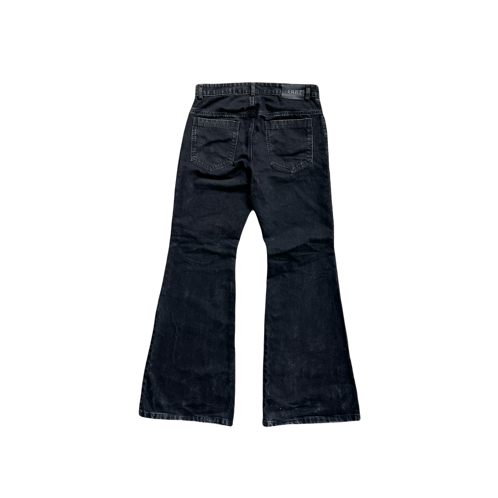 FLARED BLACK JEANS