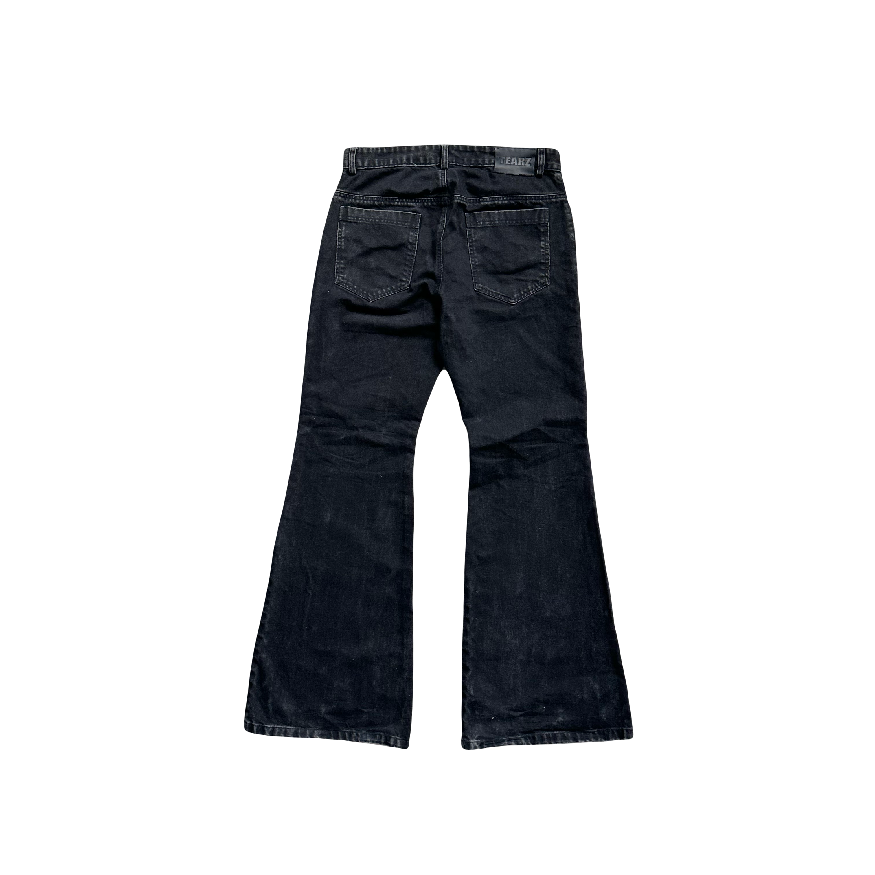 FLARED BLACK JEANS