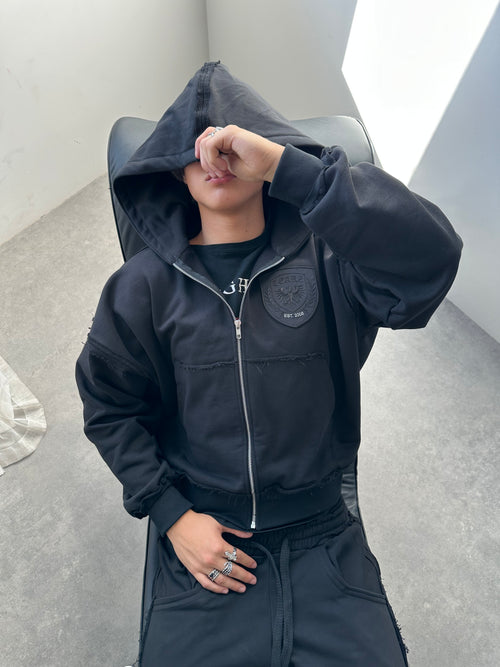 "UNIVERSITY" ZIP-HOODIE TEARZ